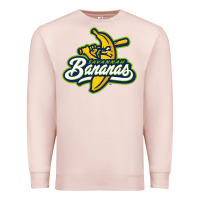 Pale Pink bananas Premium Sweatshirt - DesignPulse