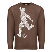 Chestnut soccer player ball Premium Sweatshirt - DesignPulse