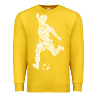 Lemon soccer player ball Premium Sweatshirt - DesignPulse