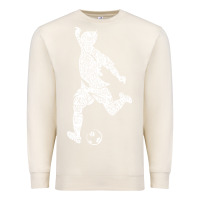Sandshell soccer player ball Premium Sweatshirt - DesignPulse