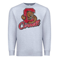 Heather Grey cornell Premium Sweatshirt - DesignPulse