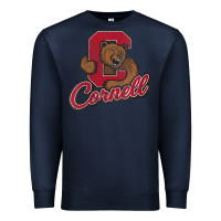 Navy cornell Premium Sweatshirt - DesignPulse