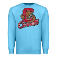 Ocean Blue cornell Premium Sweatshirt - DesignPulse