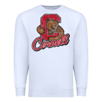 White cornell Premium Sweatshirt - DesignPulse