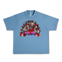 Pebble Blue skull xoxo rainbow valentine's day Urban Heavy Tee - FaDigitalArtStudio