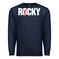 Navy boxer r o c k y Premium Sweatshirt - DesignPulse