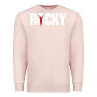 Pale Pink boxer r o c k y Premium Sweatshirt - DesignPulse