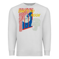 Dove Grey that's no moon Premium Sweatshirt - DesignPulse