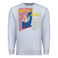 Heather Grey that's no moon Premium Sweatshirt - DesignPulse