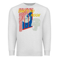 Oatmeal Heather that's no moon Premium Sweatshirt - DesignPulse