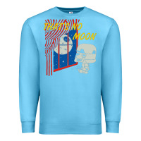 Ocean Blue that's no moon Premium Sweatshirt - DesignPulse