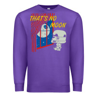 Purple that's no moon Premium Sweatshirt - DesignPulse