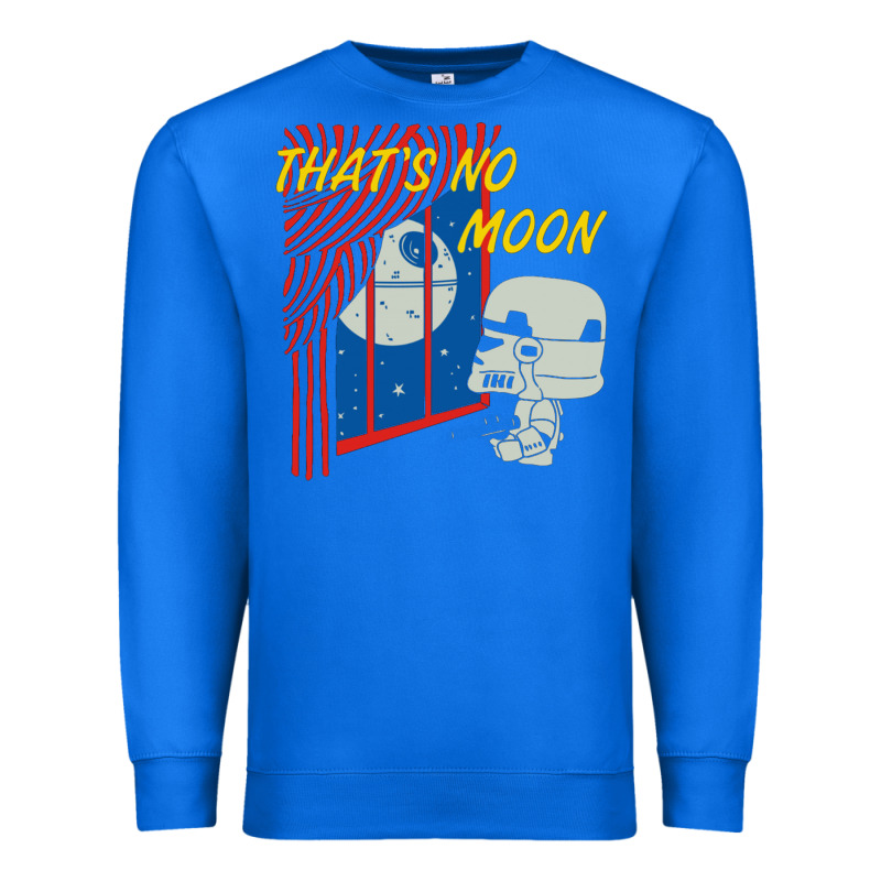That's No Moon Premium Sweatshirt by DesignPulse | Teevron