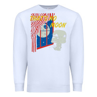 White that's no moon Premium Sweatshirt - DesignPulse