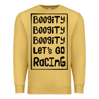 Antique Gold boogity lets go racing Premium Sweatshirt - DesignPulse