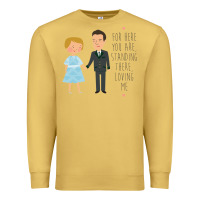 Antique Gold sound of music - loving me Premium Sweatshirt - DesignPulse