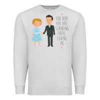 Dove Grey sound of music - loving me Premium Sweatshirt - DesignPulse