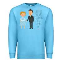 Ocean Blue sound of music - loving me Premium Sweatshirt - DesignPulse