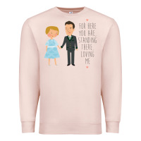 Pale Pink sound of music - loving me Premium Sweatshirt - DesignPulse