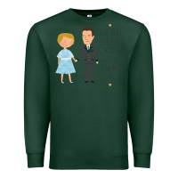 Sports Green sound of music - loving me Premium Sweatshirt - DesignPulse