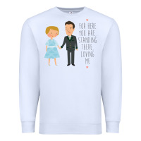 White sound of music - loving me Premium Sweatshirt - DesignPulse