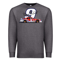 Charcoal Heather Bill Elliott 1988 Winston Cup 9 Stock Car  Classic Premium Sweatshirt - DesignPulse