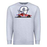 Heather Grey Bill Elliott 1988 Winston Cup 9 Stock Car  Classic Premium Sweatshirt - DesignPulse