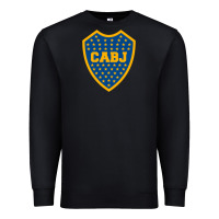 Black Boca Juniors Premium Sweatshirt - DesignPulse