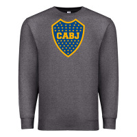 Charcoal Heather Boca Juniors Premium Sweatshirt - DesignPulse