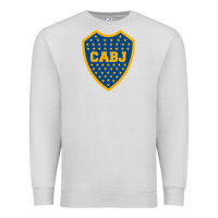 Dove Grey Boca Juniors Premium Sweatshirt - DesignPulse