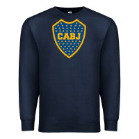 Navy Boca Juniors Premium Sweatshirt - DesignPulse