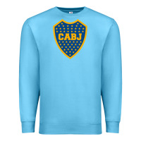 Ocean Blue Boca Juniors Premium Sweatshirt - DesignPulse