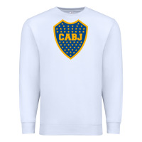 White Boca Juniors Premium Sweatshirt - DesignPulse