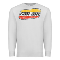 Dove Grey CANAM Vintage Original ATV UTV off road Gift Long Sleeve Premium Sweatshirt - DesignPulse