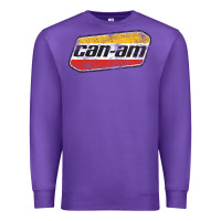 Purple CANAM Vintage Original ATV UTV off road Gift Long Sleeve Premium Sweatshirt - DesignPulse