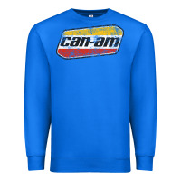 True Royal CANAM Vintage Original ATV UTV off road Gift Long Sleeve Premium Sweatshirt - DesignPulse