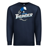 Navy wichita thunder Premium Sweatshirt - DesignPulse