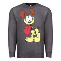 Charcoal Heather odie the dog gift Premium Sweatshirt - DesignPulse