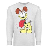 Oatmeal Heather odie the dog gift Premium Sweatshirt - DesignPulse