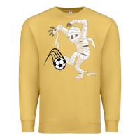 Antique Gold funny halloween soccer ball Premium Sweatshirt - DesignPulse