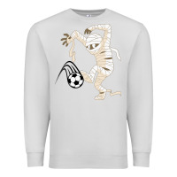Dove Grey funny halloween soccer ball Premium Sweatshirt - DesignPulse