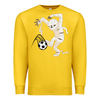 Lemon funny halloween soccer ball Premium Sweatshirt - DesignPulse