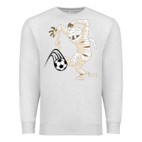 Oatmeal Heather funny halloween soccer ball Premium Sweatshirt - DesignPulse