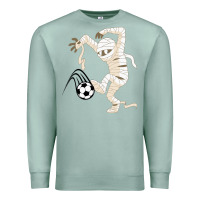 Seafoam funny halloween soccer ball Premium Sweatshirt - DesignPulse