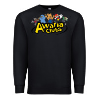 Black awa na awa ni clubs Premium Sweatshirt - DesignPulse