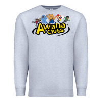 Heather Grey awa na awa ni clubs Premium Sweatshirt - DesignPulse