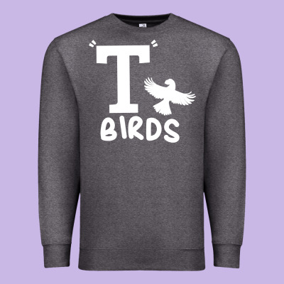 T Birds Greaser Thunderbirds 1970s T Birds Pullover Hoodie Premium Sweatshirt Designed By Designpulse