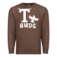 Chestnut t birds greaser thunderbirds 1970s t birds pullover hoodie Premium Sweatshirt - DesignPulse