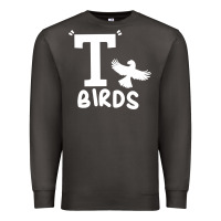 Smoke t birds greaser thunderbirds 1970s t birds pullover hoodie Premium Sweatshirt - DesignPulse