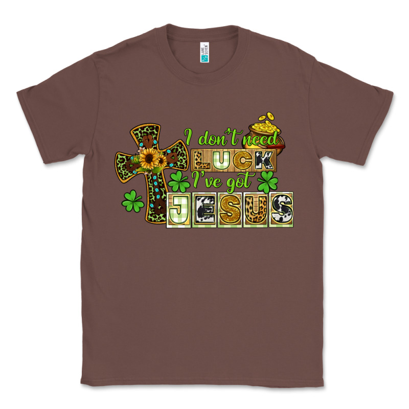 I Dont Need Luck Ive Got Jesus Classic Tee by CowGirlArtShop | Teevron